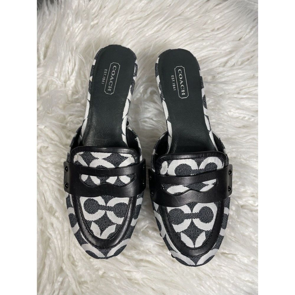 Coach Lani Slide On Heels - Size 6B - Great Condition